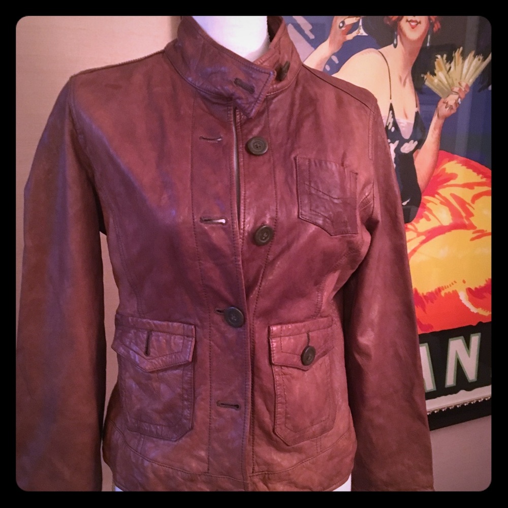 Ladies leather jacket